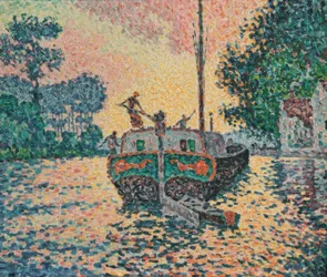Le chaland, Samois